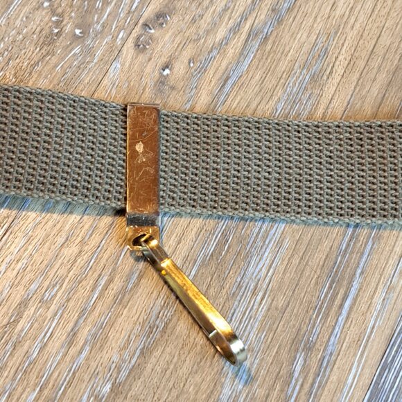 Vintage Canvas Boy Scout Belt With Adjustable Buckle - Picture 6 of 6